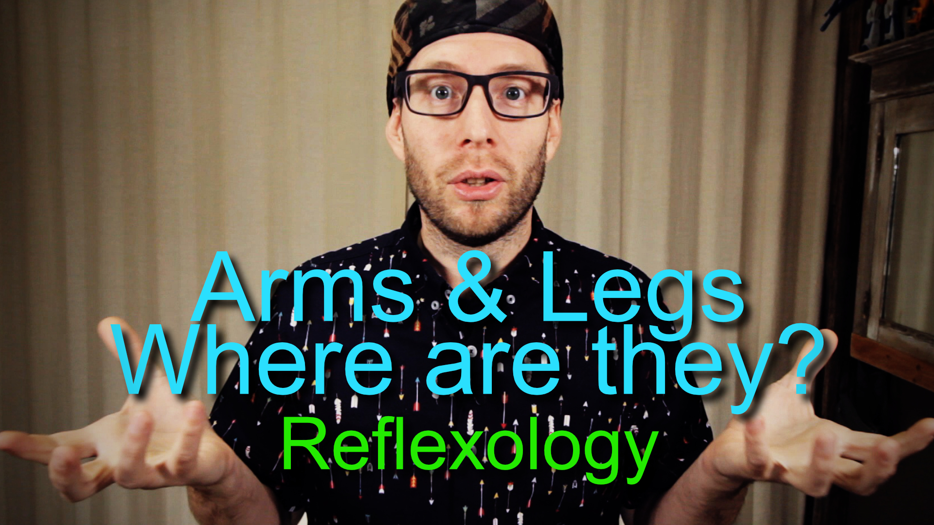 where to place the arms and legs on the feet